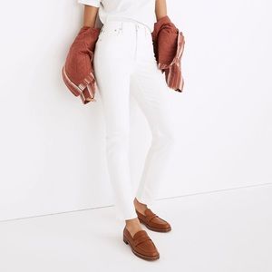 Madewell Petite High-Rise Perfect Vintage Jean in Tile White 30P NWT